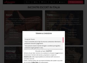 How amasens.com looks like on a tablet such as an iPad.