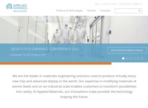 How amat.com looks like on a tablet such as an iPad.