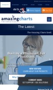 How amazingcharts.com looks like on a mobile device such as an iPhone.