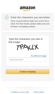 How amazon.ca looks like on a mobile device such as an iPhone.
