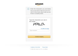 How amazon.ca looks like on a tablet such as an iPad.
