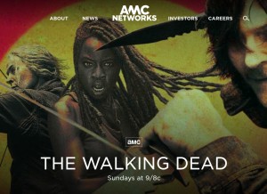 How amcnetworks.com looks like on a tablet such as an iPad.