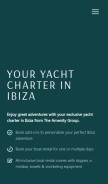 How amenityyachtsibiza.com looks like on a mobile device such as an iPhone.