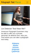 How americanpolygraphplaces.com looks like on a mobile device such as an iPhone.
