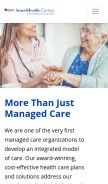 How amerihealthcaritas.com looks like on a mobile device such as an iPhone.