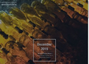 How amexessentials.com looks like on a tablet such as an iPad.