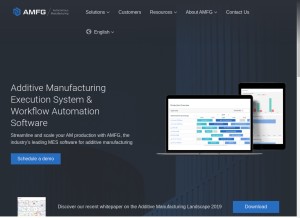 How amfg.ai looks like on a tablet such as an iPad.