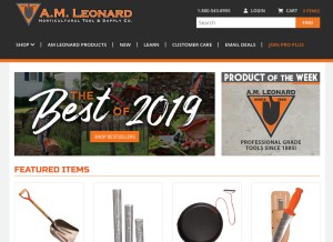 How amleo.com looks like on a tablet such as an iPad.