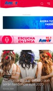 How amorfm.mx looks like on a mobile device such as an iPhone.