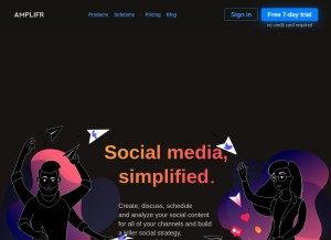 How amp.gs looks like on a tablet such as an iPad.