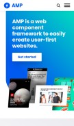 How ampproject.net looks like on a mobile device such as an iPhone.