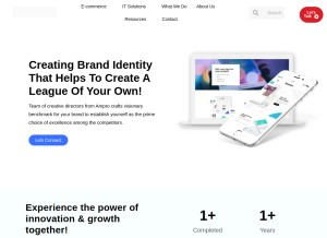 How amprotechvalley.com looks like on a tablet such as an iPad.