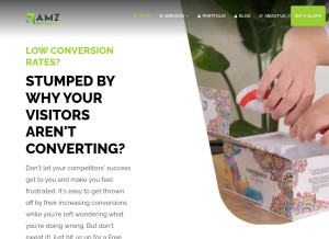 How amzoptimizer.com looks like on a tablet such as an iPad.