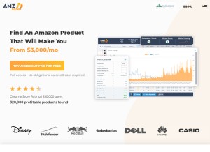 How amzscout.net looks like on a tablet such as an iPad.