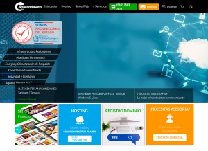 How anacondaweb.com looks like on a tablet such as an iPad.