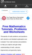 How analyzemath.com looks like on a mobile device such as an iPhone.
