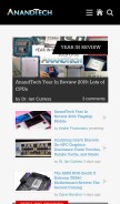 How anandtech.com looks like on a mobile device such as an iPhone.