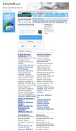 How ancysoft.com looks like on a mobile device such as an iPhone.