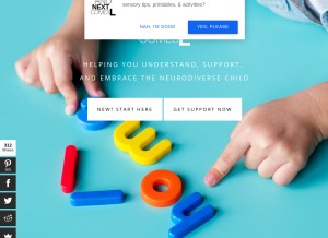 How andnextcomesl.com looks like on a tablet such as an iPad.
