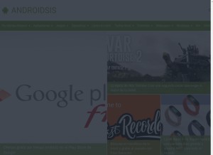 How androidsis.com looks like on a tablet such as an iPad.