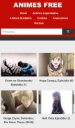 How animesfree.org looks like on a mobile device such as an iPhone.