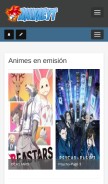 How animeyt.org looks like on a mobile device such as an iPhone.