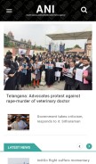 How aninews.in looks like on a mobile device such as an iPhone.