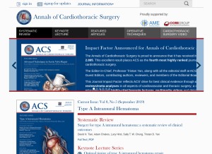 How annalscts.com looks like on a tablet such as an iPad.