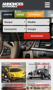 How annonces-automobile.com looks like on a mobile device such as an iPhone.