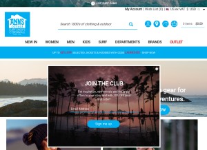 How annscottage.com looks like on a tablet such as an iPad.
