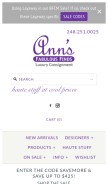 How annsfabulousfinds.com looks like on a mobile device such as an iPhone.
