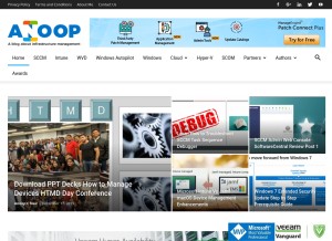 How anoopcnair.com looks like on a tablet such as an iPad.