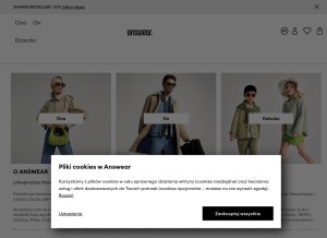 How answear.com looks like on a tablet such as an iPad.