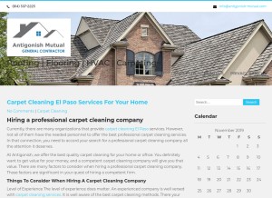 How antigonish-mutual.com looks like on a tablet such as an iPad.