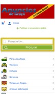 How anunciosdegraca.com.br looks like on a mobile device such as an iPhone.