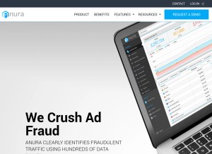 How anura.io looks like on a tablet such as an iPad.
