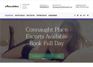 How anushkaaggarwal.com looks like on a tablet such as an iPad.