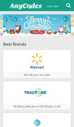 How anycodes.com looks like on a mobile device such as an iPhone.