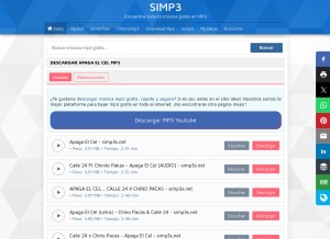 How apaga-el-cel-1.simp3.click looks like on a tablet such as an iPad.