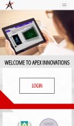 How apexinnovations.com looks like on a mobile device such as an iPhone.