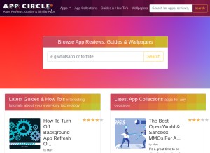 How appcircle.online looks like on a tablet such as an iPad.