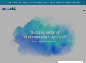 How appcoachs.com looks like on a tablet such as an iPad.