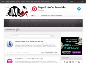 How appdn.net looks like on a tablet such as an iPad.