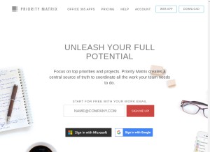 How appfluence.com looks like on a tablet such as an iPad.