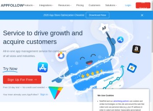 How appfollow.io looks like on a tablet such as an iPad.