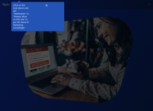 How appier.net looks like on a tablet such as an iPad.