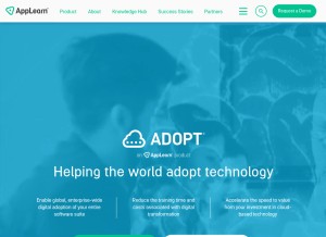 How applearn.tv looks like on a tablet such as an iPad.