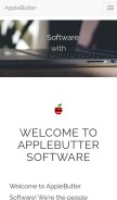 How applebutter.com looks like on a mobile device such as an iPhone.