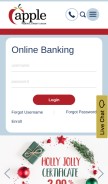 How applefcu.org looks like on a mobile device such as an iPhone.