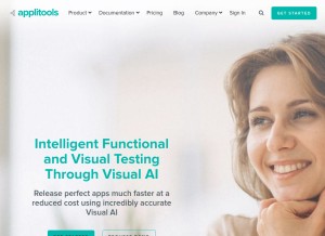 How applitools.com looks like on a tablet such as an iPad.